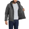 Chaqueta utilitaria de hombre Washed Duck «Bartlett» con forro de sherpa