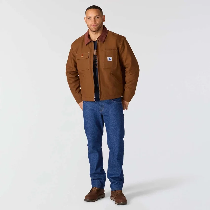 Chore Coat para hombre de la serie Crafted, de lona de pato con forro de sherpa