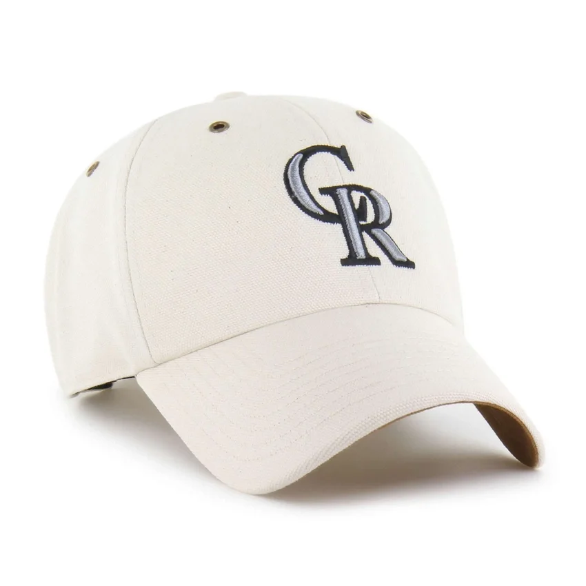 Colorado Rockies '47 Sin teñir Gorras Clean Up