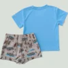 Conjunto de 2 piezas para niño: camisa de manguitos Sun Defender® Force® y pantalones cortos de tejido (bebé)