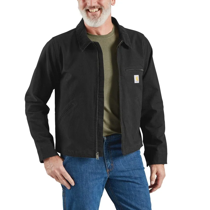 Detroit Jacket de lona de pato para hombre, de corte holgado y rediseñada