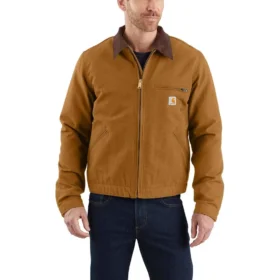 Detroit Jacket para hombre de Carhartt J01, con forro de la icónica manta de pato