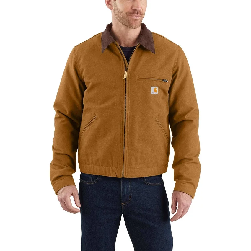 Detroit Jacket para hombre de Carhartt J01, con forro de la icónica manta de pato