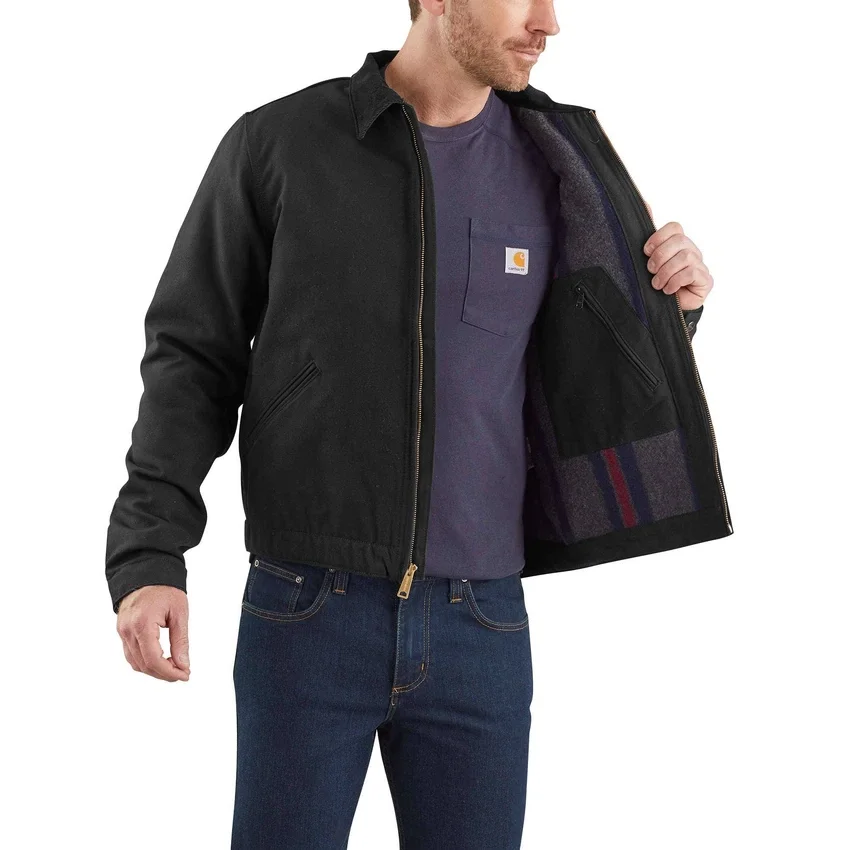 Detroit Jacket para hombre de Carhartt J01, con forro de la icónica manta de pato