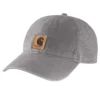 Gorra de béisbol con logotipo de lona