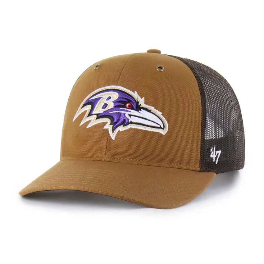 Gorra de camionero '47 de los Baltimore Ravens, corte holgado