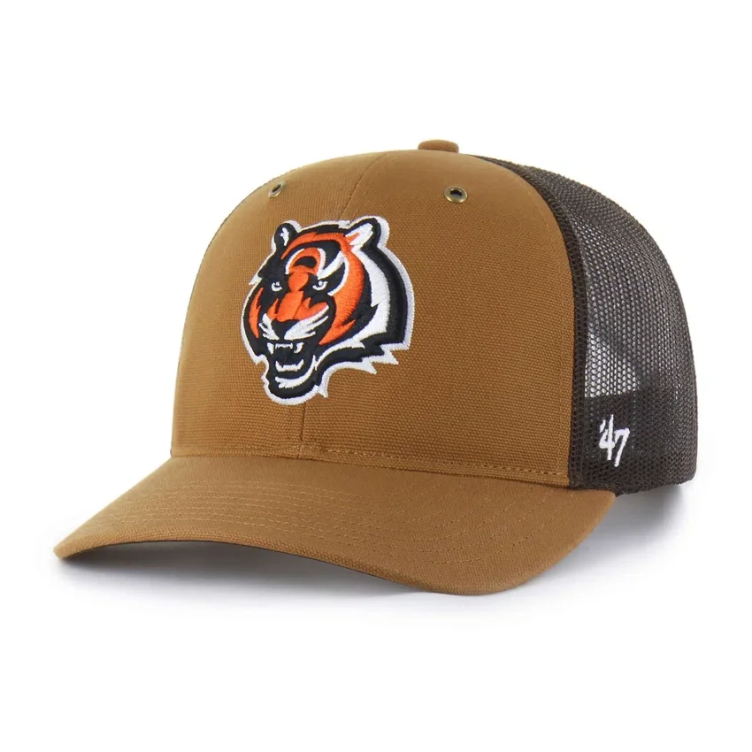 Gorra de camionero '47 de los Cincinnati Bengals, corte holgado