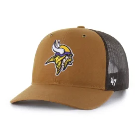 Gorra de camionero '47 de los Minnesota Vikings, corte holgado