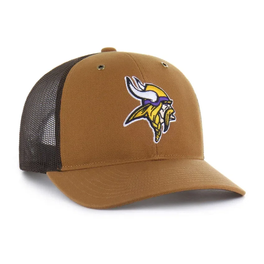 Gorra de camionero '47 de los Minnesota Vikings, corte holgado