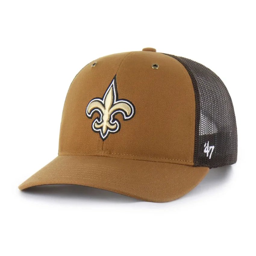 Gorra de camionero '47 de los New Orleans Saints, corte holgado