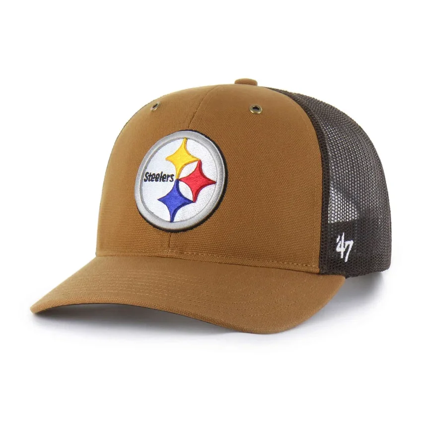 Gorra de camionero '47 de los Pittsburgh Steelers, corte holgado