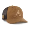 Gorra de camionero '47 teñida de los Atlanta Braves, corte holgado