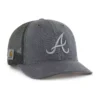 Gorra de camionero '47 teñida de los Atlanta Braves, corte holgado