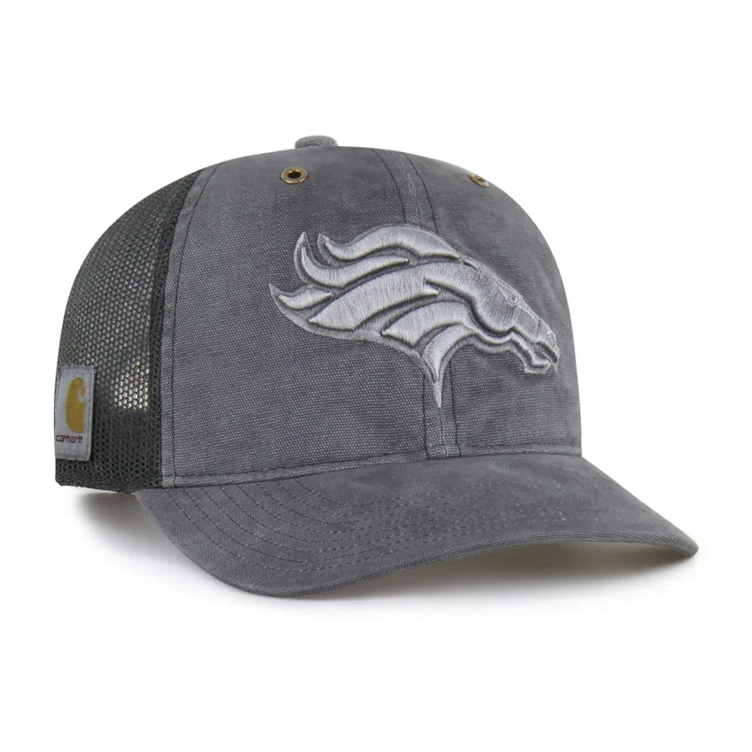 Gorra de camionero '47 teñida de los Denver Broncos, corte holgado
