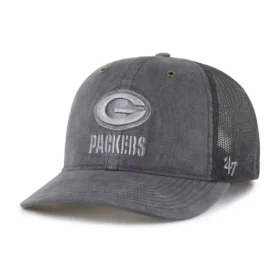 Gorra de camionero '47 teñida de los Green Bay Packers, corte holgado