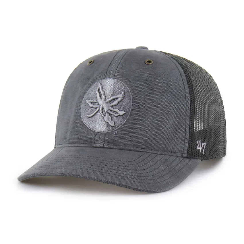 Gorra de camionero '47 teñida de los Ohio State Buckeyes, corte holgado