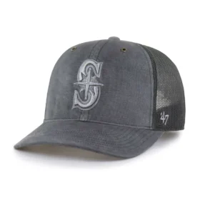 Gorra de camionero '47 teñida de los Seattle Mariners, corte holgado