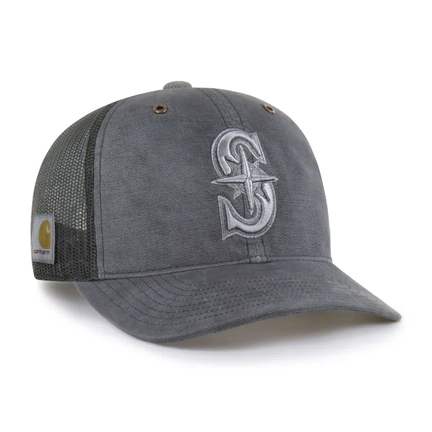 Gorra de camionero '47 teñida de los Seattle Mariners, corte holgado