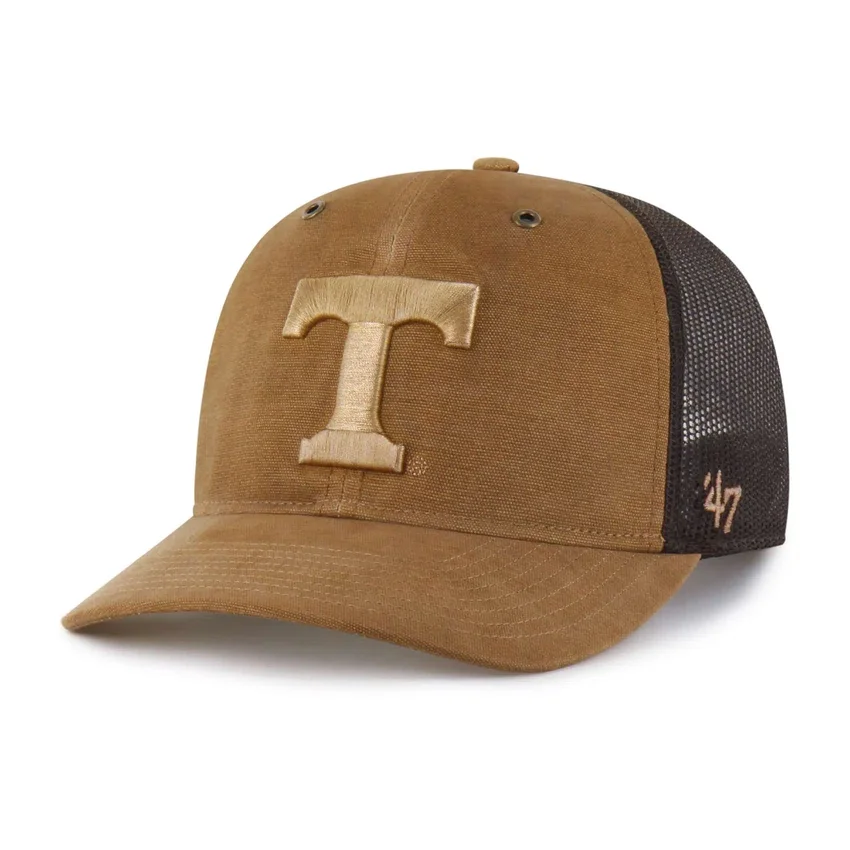 Gorra de camionero '47 teñida de los Volunteers de Tennessee, corte holgado