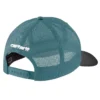 Gorra de camionero con parche con el logotipo, de sarga Rugged Flex™ y parte trasera de malla