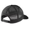 Gorra de camionero con parche con el logotipo, de sarga Rugged Flex™ y parte trasera de malla