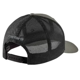 Gorra de camionero con parche con el logotipo, de sarga Rugged Flex™ y parte trasera de malla