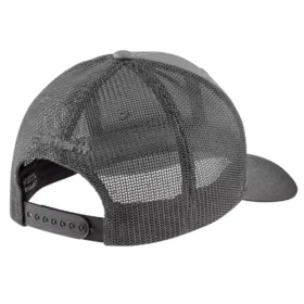 Gorra de camionero con parche con el logotipo, de sarga Rugged Flex™ y parte trasera de malla
