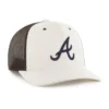 Gorra de camionero sin teñir de los Atlanta Braves, modelo '47