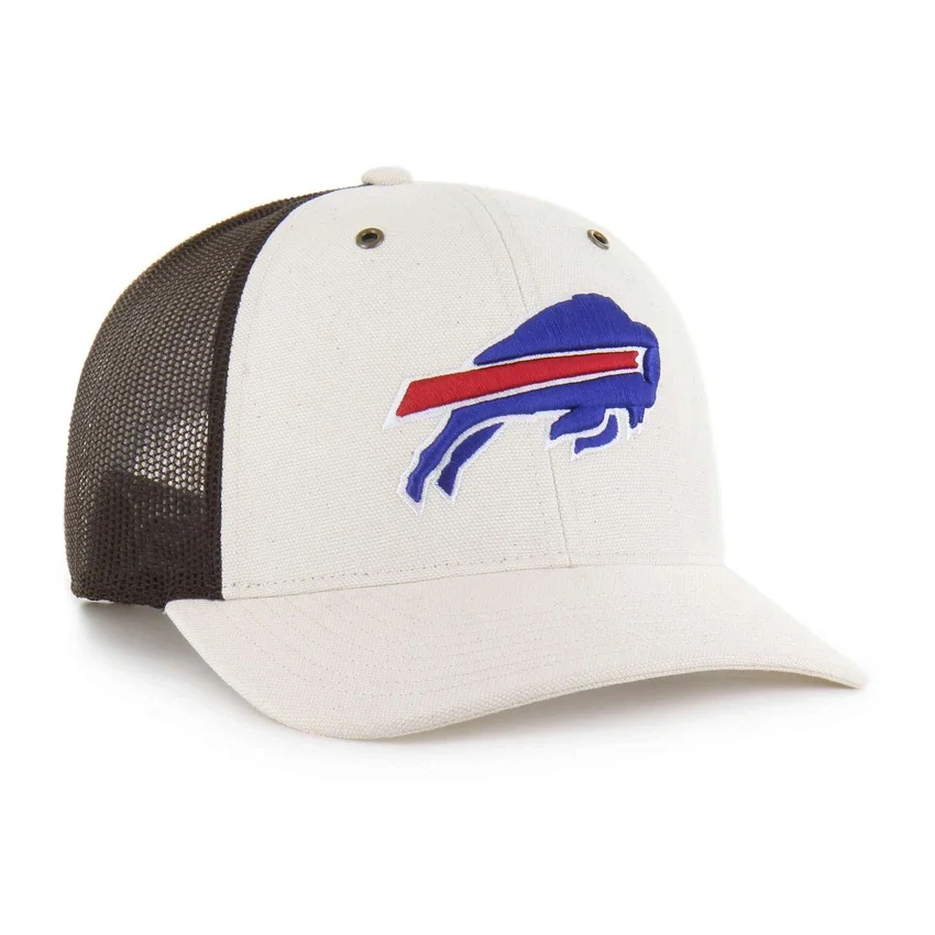 Gorra de camionero sin teñir de los Buffalo Bills '47, corte holgado