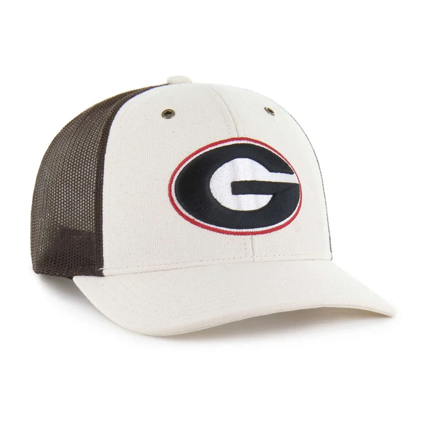 Gorra de camionero sin teñir de los Bulldogs de Georgia, modelo '47