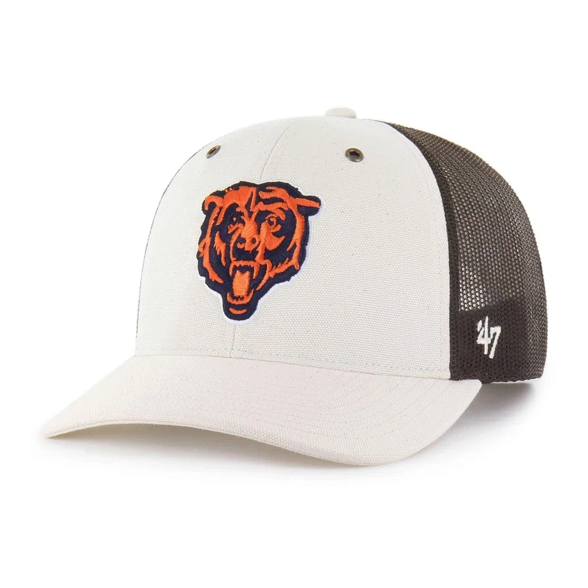 Gorra de camionero sin teñir de los Chicago Bears '47, corte holgado