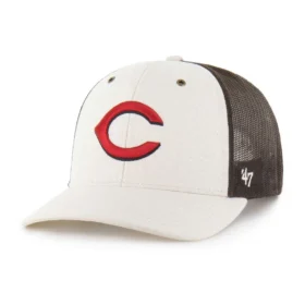 Gorra de camionero sin teñir de los Cincinnati Reds de 1947