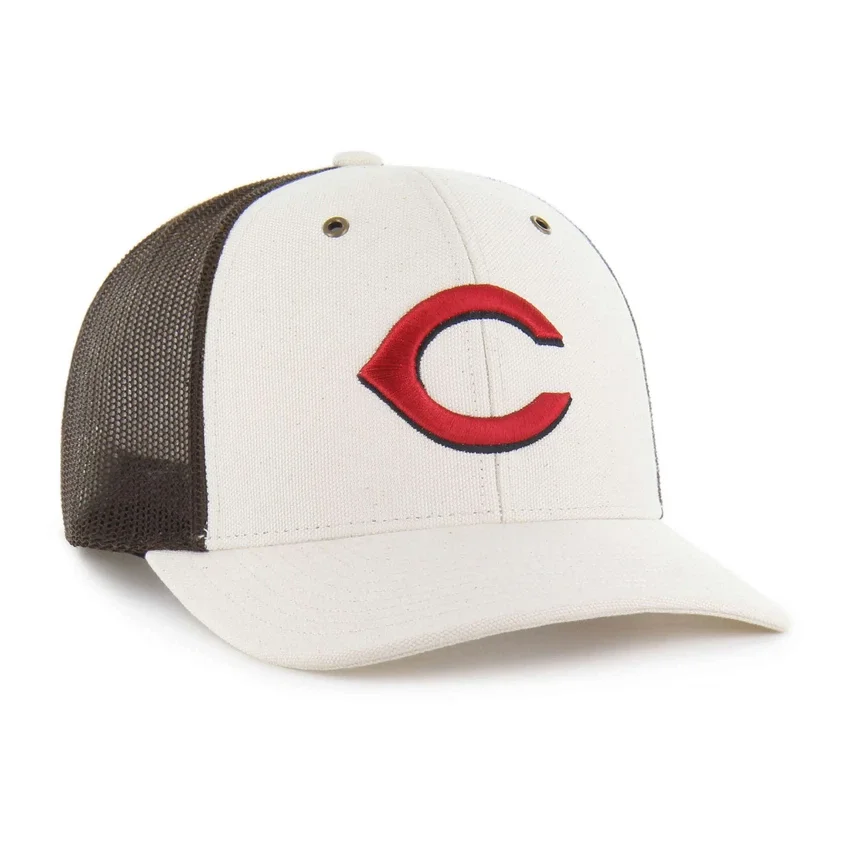 Gorra de camionero sin teñir de los Cincinnati Reds de 1947