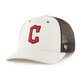 Gorra de camionero sin teñir de los Cleveland Guardians de 1947