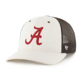 Gorra de camionero sin teñir de los Crimson Tide de Alabama del 47