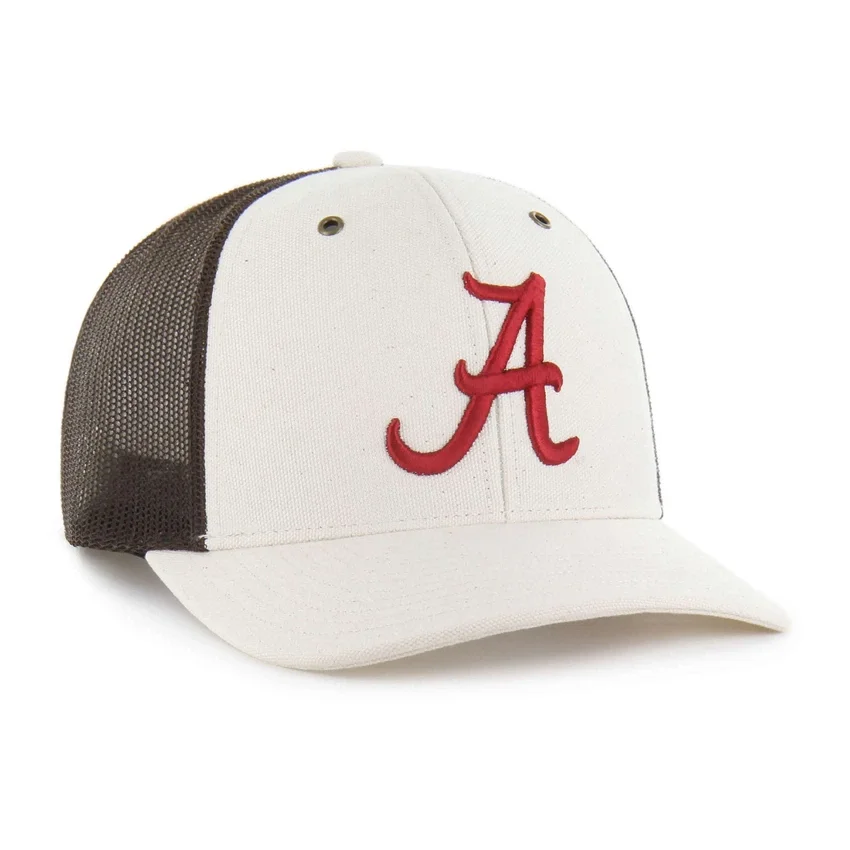 Gorra de camionero sin teñir de los Crimson Tide de Alabama del 47