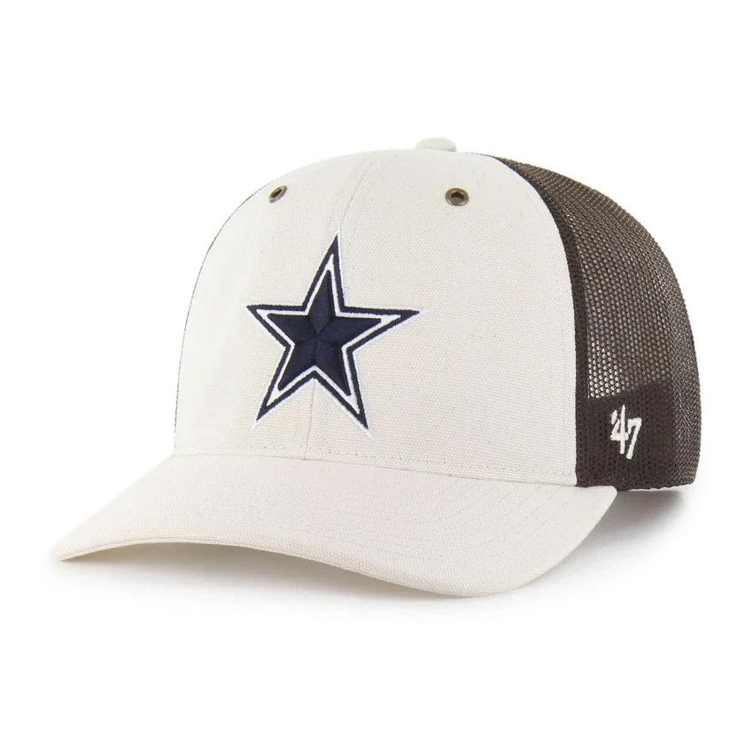 Gorra de camionero sin teñir de los Dallas Cowboys '47, corte holgado