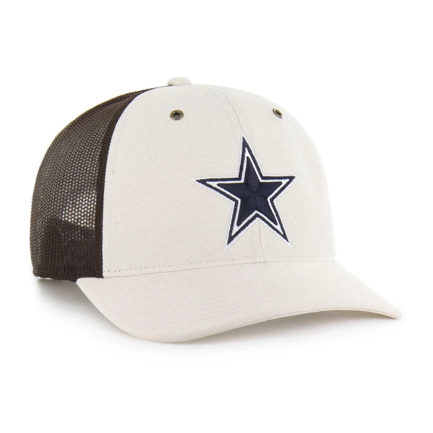 Gorra de camionero sin teñir de los Dallas Cowboys '47, corte holgado