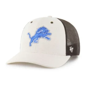 Gorra de camionero sin teñir de los Detroit Lions '47, corte holgado