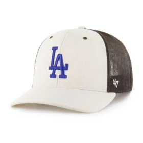 Gorra de camionero sin teñir de los Dodgers de Los Ángeles '47