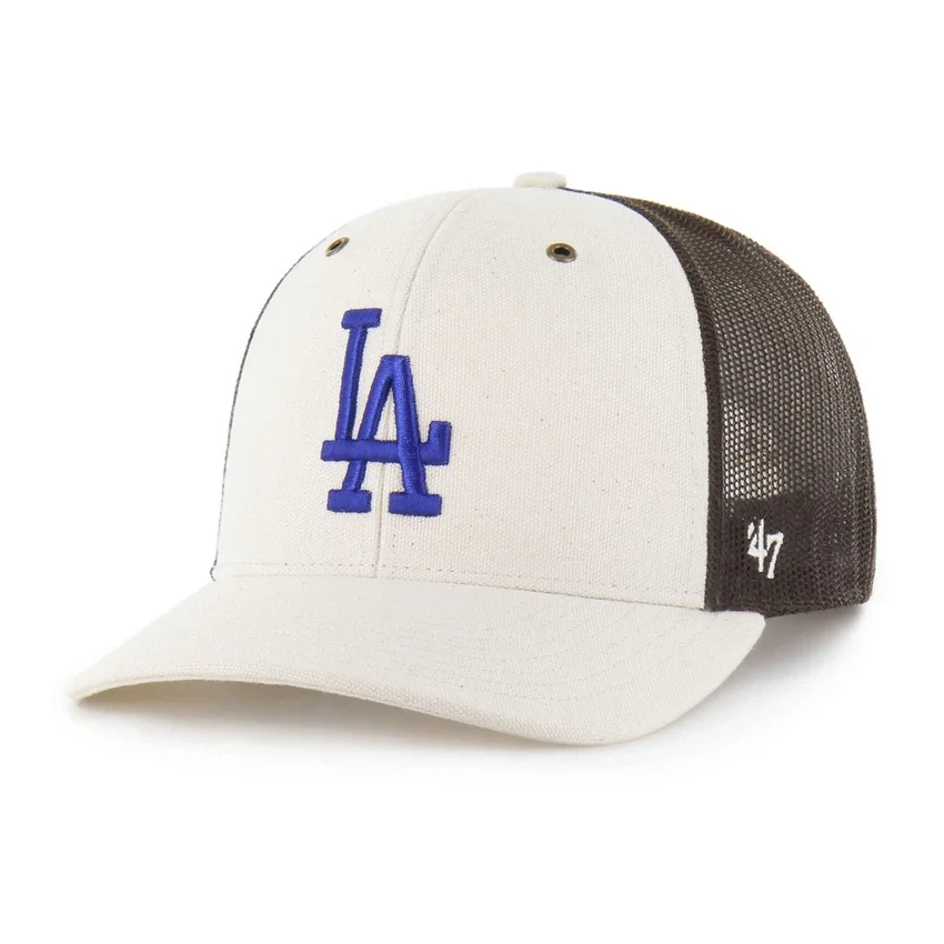 Gorra de camionero sin teñir de los Dodgers de Los Ángeles '47