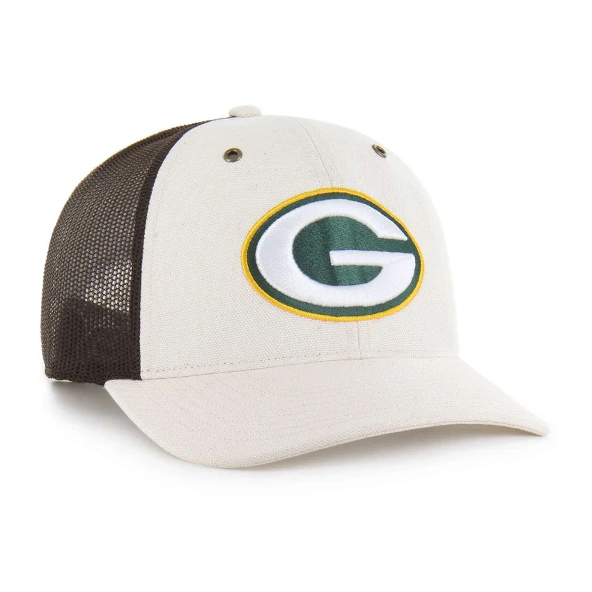 Gorra de camionero sin teñir de los Green Bay Packers '47, corte holgado