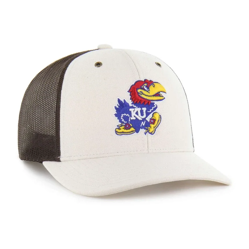 Gorra de camionero sin teñir de los Jayhawks de Kansas '47