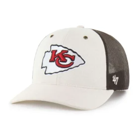 Gorra de camionero sin teñir de los Kansas City Chiefs '47, corte holgado