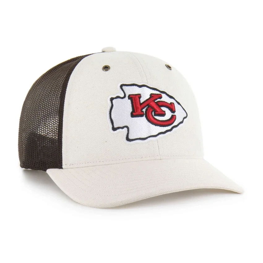 Gorra de camionero sin teñir de los Kansas City Chiefs '47, corte holgado