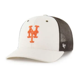Gorra de camionero sin teñir de los Mets de Nueva York de 1947