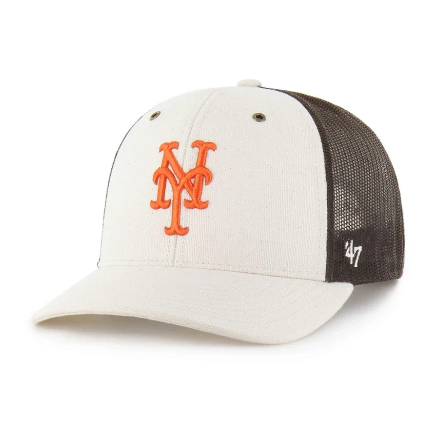 Gorra de camionero sin teñir de los Mets de Nueva York de 1947