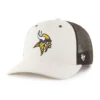 Gorra de camionero sin teñir de los Minnesota Vikings '47, corte holgado