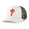 Gorra de camionero sin teñir de los Philadelphia Phillies '47