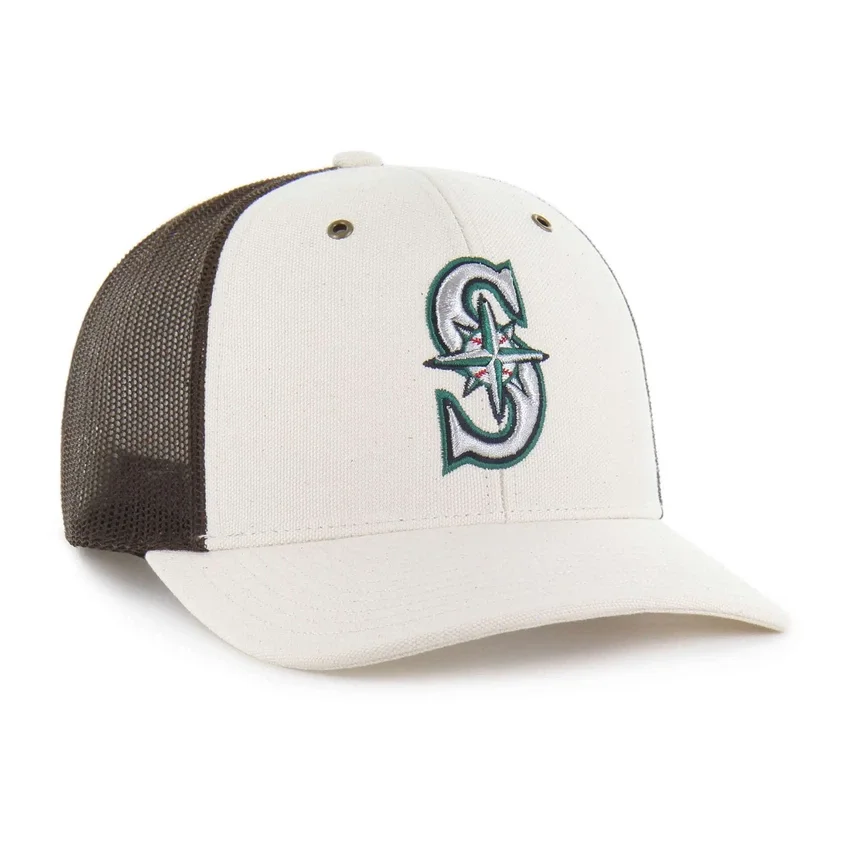 Gorra de camionero sin teñir de los Seattle Mariners '47